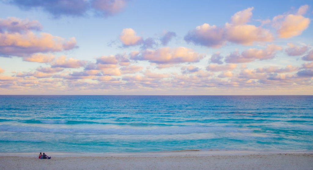 Cancun beach scenery