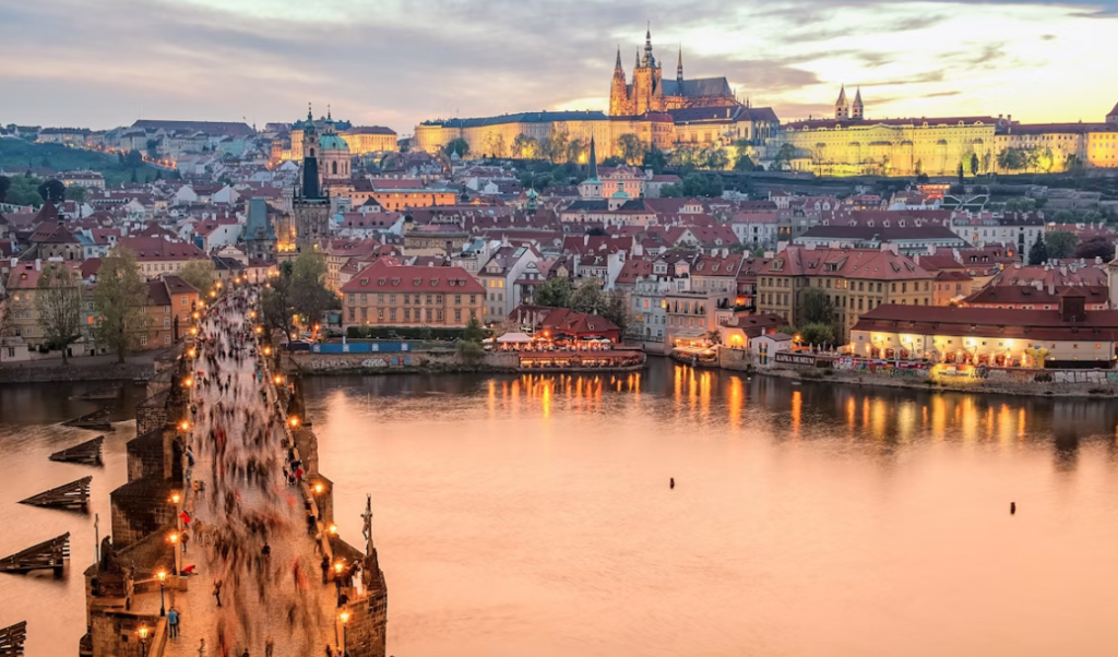 Prague city scenery